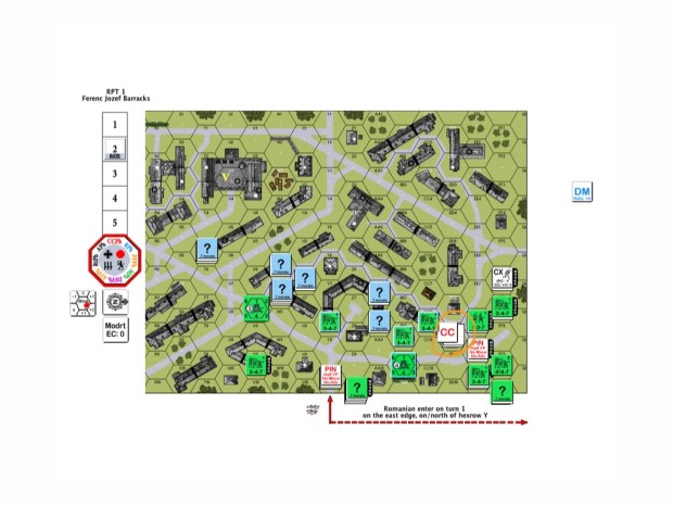 Turn 1 Romanian Close Combat Phase