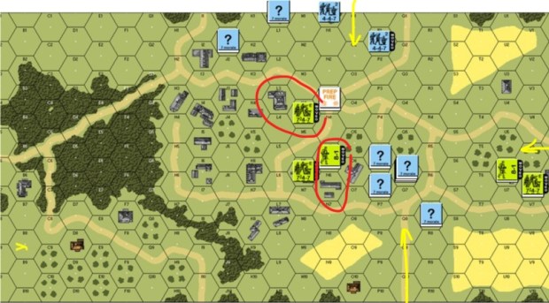 Turn 1 American Movement Phase