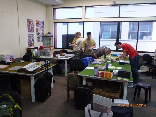 This is the venue at 0730 in the morning.  Most participants hasn't arrived.