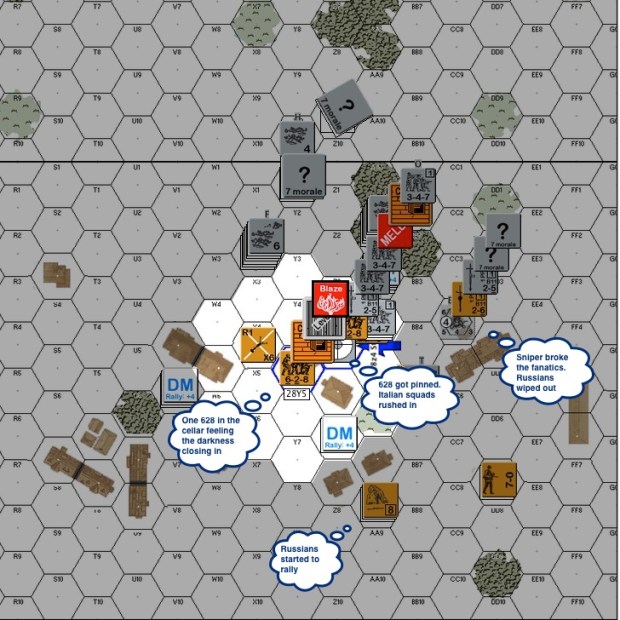 G38 - IT05 - Sniper broke fanatic hero died in CC 2 iT got into cellar pin 628 CC night closing in -proc