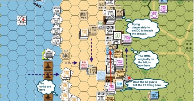 A079 - 05 Brit - Try to set DC to blow the seawall, hero with FT shot-proc