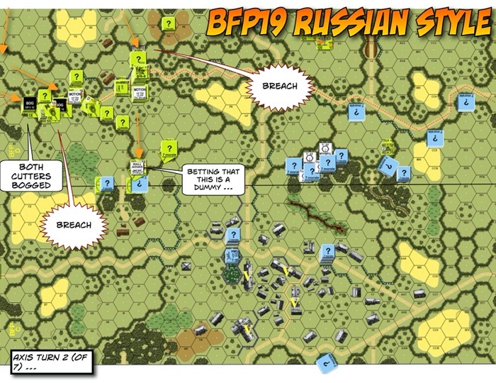 Advanced Squad Leader scenario BFP19 Russian Style After Action Report (AAR)
