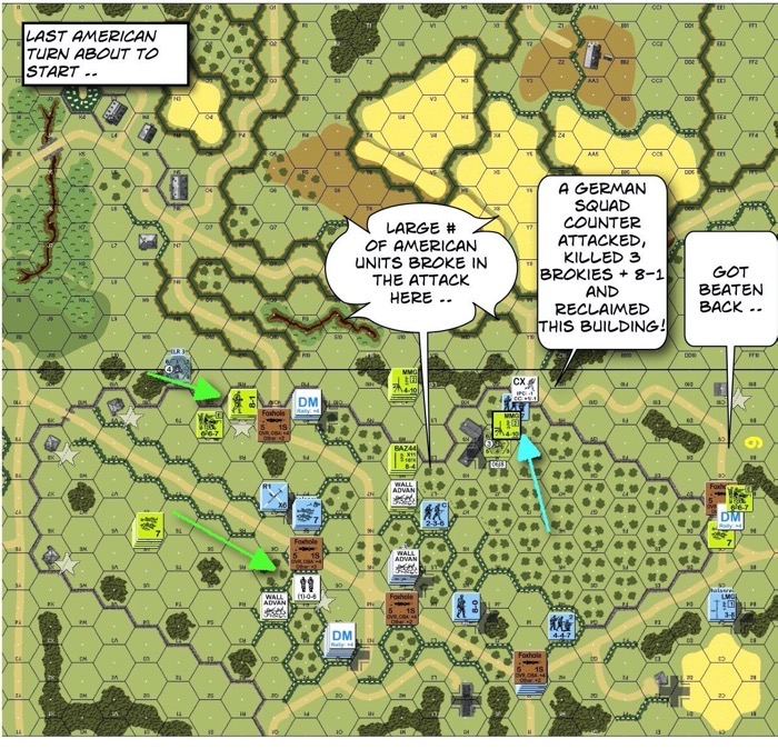 Advanced Squad Leader scenario BFP20 Bypassed Lehr After Action Report (AAR)