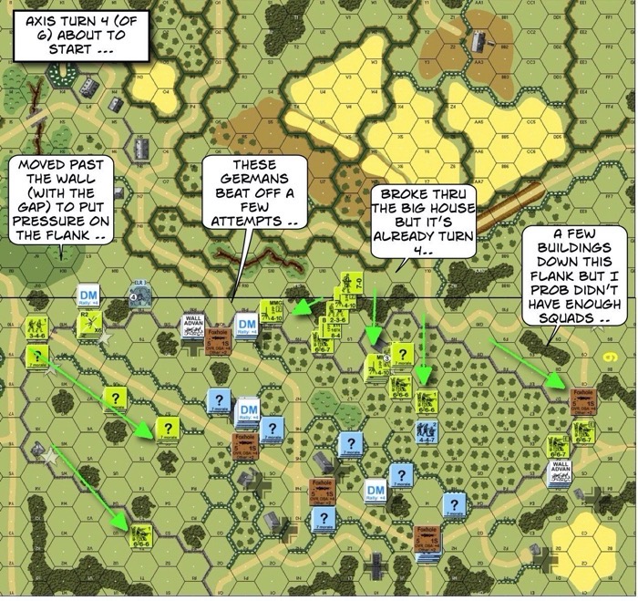 Advanced Squad Leader scenario BFP20 Bypassed Lehr After Action Report (AAR)