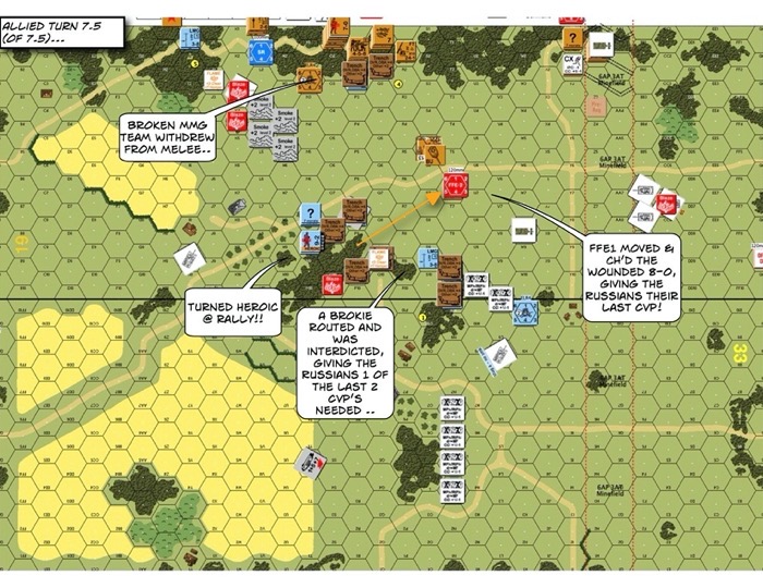 Advanced Squad Leader scenario RbF1-1 Weather the Sturm After Action Report (AAR)