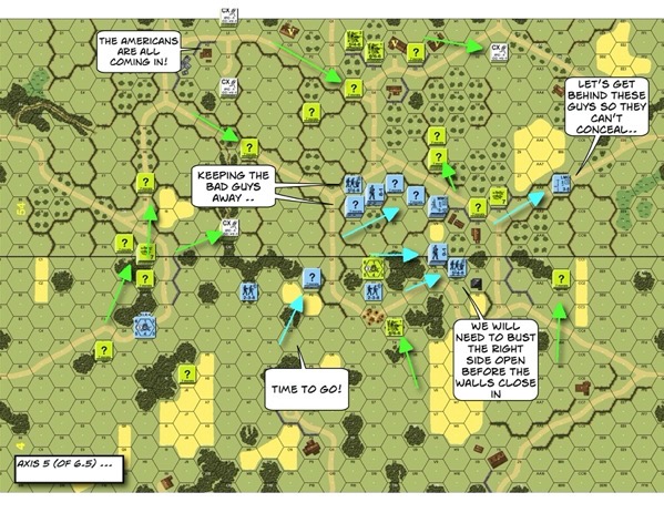 Advanced Squad Leader scenario AP143 Late for Chow After Action Report