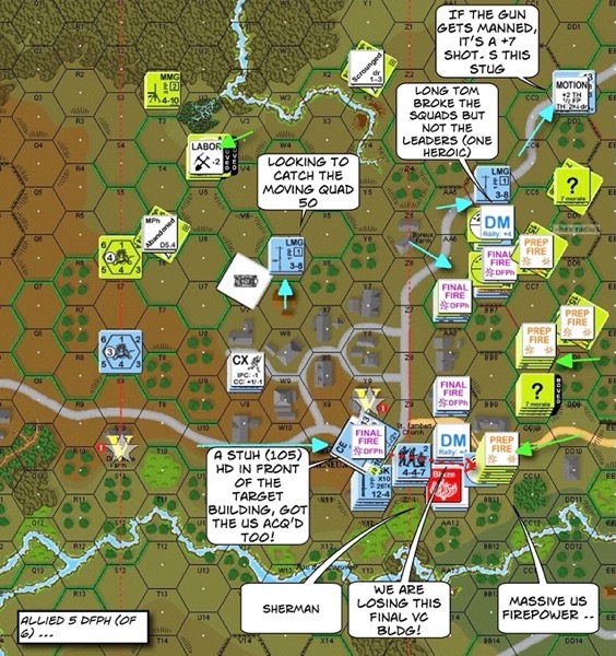 Advanced Squad Leader scenario RbF I-3 South Park