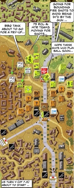 FT S4 Dilemma at Ma Po Boulevard After Action Report (AAR) Advanced Squad Leader scenario