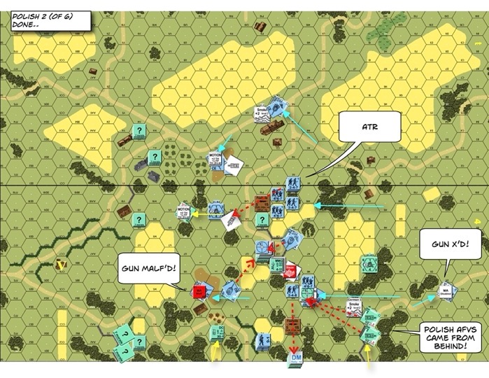 Advanced Squad Leader scenario BoF2 The Polish Requiem After Action Report AAR